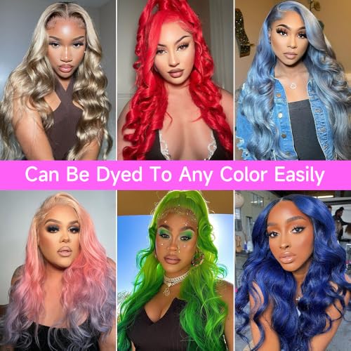 613 Lace Front Wig Human Hair 200 Density Blonde Wig Human Hair 613 HD Lace Frontal Wig 13x4 Body Wave Lace Front Wigs Human Hair Blonde Lace Frontal Wig 36 Inch