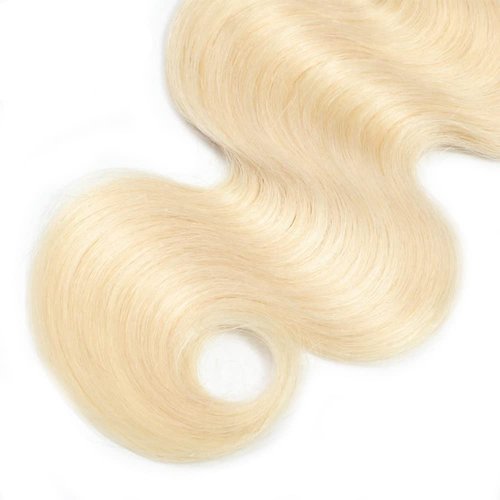 613 Body Wave Bundle Honey Blonde Human Hair Bundles Brazilian 100% Unprocessed Virgin Extensions Double Weft Bundle 14 Inch