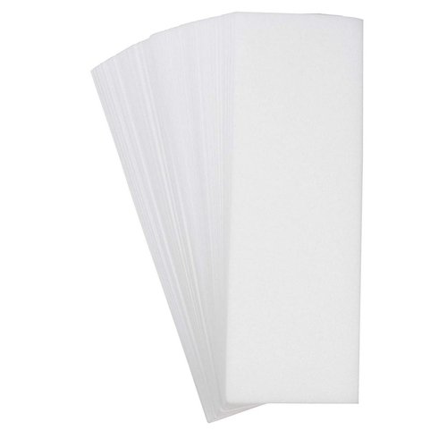 Juvale 800-Pack Wax Strips for Body and Facial Hair Removal - Non-Woven Depilatory Paper Sheets, Customizable Size, Smooth Surface, and Disposable (7.85x2.7 in)