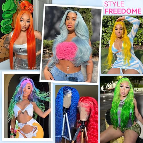 613 13x6 Lace Front Wig Human Hair 32 Inch Blonde Lace Front Wigs Pre Plucked Blonde Wig Human Hair 200 Density 613 Body Wave HD Lace Frontal Wigs Glueless Wigs