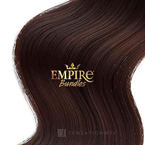 Sensationnel Empire Bundles- Straight 10a Tangle Shed Free Human Hair for Weaving and Sew in Styles - 1 pack (18 inch, NATURAL)