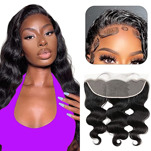 13x6 Invisible HD Lace Frontal, Ear to Ear 13x4 Lace Front£¬ Melt Skins, Body Wave Straight, 16"