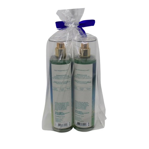Bath & Body Works MAGIC IN THE AIR Fine Fragrance Mist 2-piece Gift Set with a Blue Bow for Holiday 8 fl oz each