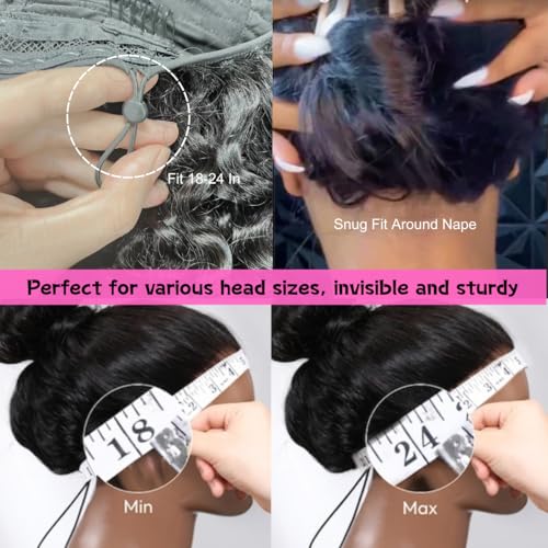 32 Inch Deep Wave Lace Front Wigs Human Hair 13x6 HD Lace Front Wigs Pre Plucked 200% Density Glueless Wigs with Baby Hair Deep Curly Wig for Women