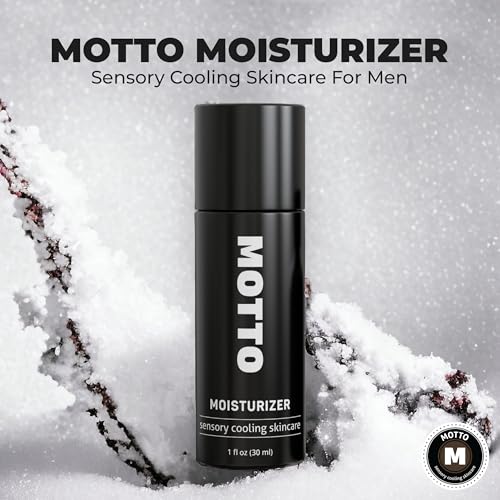 MOTTO Men's Face Moisturizer: Affordable Luxury for Refreshed Skin. ICE COLD Hydrating Cream, Lightweight & Non-Greasy for Daily Use. Soothes & Cools Instantly.