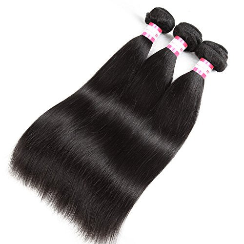 CYNOSURE Brazilian Hair 3 Bundles 9A Virgin Unprocessed Straight Human Hair 24 26 28 inches Brazilian Straight Hair¡¦