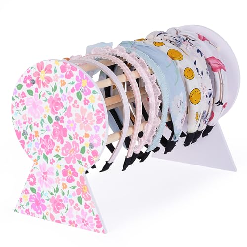 Basumee Headband Holder Hair Accessories Headbands Organizer for Girls Headband Display Hairband Storage Organizer Room Decor for Girls