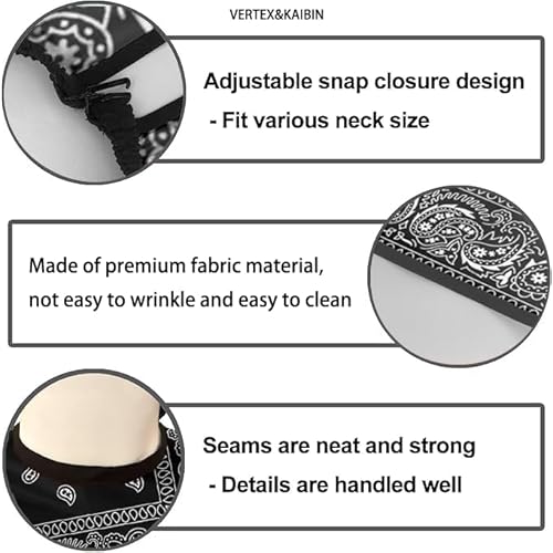 VERTEX&KAIBIN Barber Cape for men Hair Cutting,Black Paisley Cool cape designer,professional barber supply capes