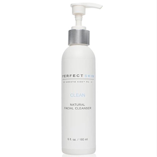 PERFECT SKIN BY CHRISTIE KIDD, PA-C | Clean Natural Facial Cleanser – Gentle Face Wash with Aloe, Olive Leaf & Tea Tree – Soothes, Hydrates, Deep Cleans Pores – 6 fl oz (180 ml)