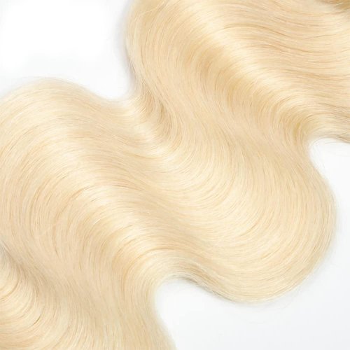 613 Body Wave Bundle Honey Blonde Human Hair Bundles Brazilian 100% Unprocessed Virgin Extensions Double Weft Bundle 14 Inch