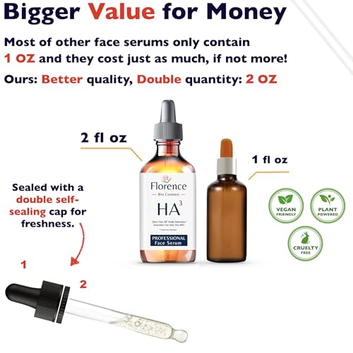 Hyaluronic Acid Serum for Skin ? Intense Hydration, Non-Greasy, Paraben-Free, Moisturizing Serum - Pro Formula - 2oz