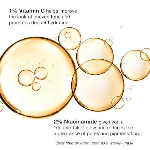 Deep C Diver Vitamin C Cleanser - 6-in-1 Glow Face Wash with Niacinamide & Algae - Daily Treatment Cleanser & Weekly Mask, 3.4 oz