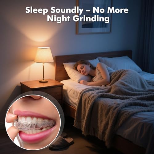 Custom Clear Mouth Guard for Nighttime Teeth Grinding & Clenching ? Comfortable Night Guard for Adults & Teens, BPA-Free Bite Guard for Sleep