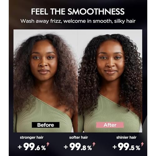 Dual Essence Hair Growth Shampoo and Conditioner Set with Biotin&Tripeptide, 3X Moisturizing Biotin Shampoo for Softer Shiner Hair, Anti-Loss Dandruff Routine Rosemary Shampoo for Men Women, 2x16.9oz