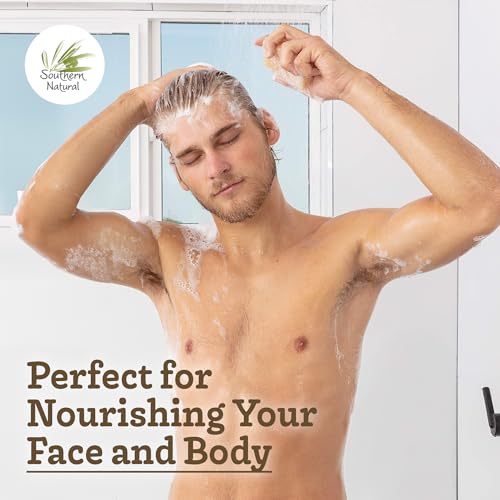 Southern Natural Goat Milk Soap Bar ? Oatmeal Milk & Honey, Lavender, Honey Almond ? Handmade for Dry and Sensitive Skin ? Face & Body Wash for Men, Women, Kids, Baby ? 3 pack (4-4.5 oz)