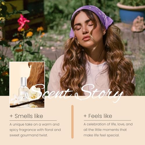 Hair Perfume for Women Vanilla Pheromone, Hair & Body Shine Spray Nourishing and Hydrating Mist Fragrance, Eau Parfum Long Lasting & Add Shine Portable, Light Perfume, 30 ml