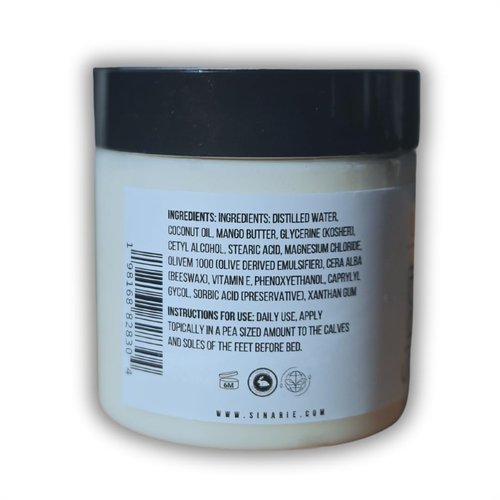 Sweet Dreams Magnesium Emulsified Body Butter, 4 oz., 1 Count | Mango Butter | Premium Magnesium Oil | Natural Ingredients | Magnesium Lotion