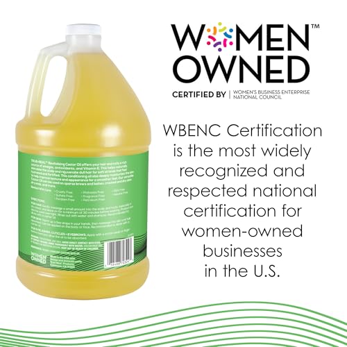 True+Real 100% Pure Castor Oil ? Cold-pressed, Hexane Free, Unrefined, Premium USP Castor Oil, 1 Gallon