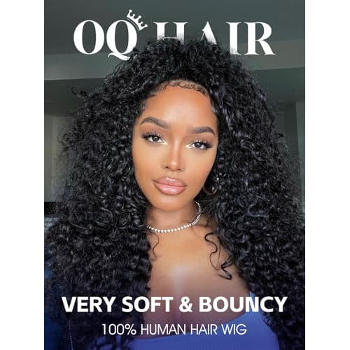 OQ Hair Water Wave Half Wig Human Hair Adjustable Drawstring 180% Density 3 In 1 Beginner Friendly Glueless Wear and Go Half Human Hair Wig for Women 22 Inch