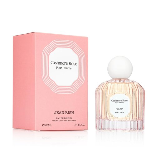 Jean Rish Cashmere Rose Perfume for Women, Eau De Parfum (3.4 Fl Oz / 100ml) with Clove, Rose, Oud Notes - Long Lasting and Luxury Fragrance, Made in USA