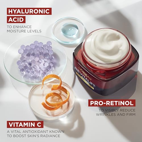 L'Oreal Paris Revitalift Triple Power Face and Neck Moisturizer, Anti Aging Face Cream with Broad Spectrum SPF 30, Pro-Retinol, Hyaluronic Acid and Vitamin C, 1 Kit