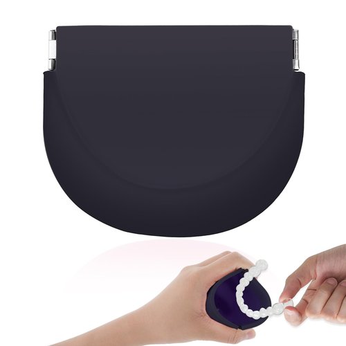 Dimeho Silicone Retainer Case - Soft Portable Storage Holder Night Guard Braces & Teeth Aligner Case with Lanyard for Men, Women & Kids