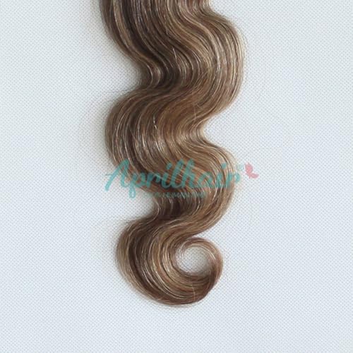 8A Pre Plucked 4x4 Lace Closure With 3 Bundles Highlight P4/27 Brown Honey Blonde Body Wave Brazilian Virgin Human Hair (14with18 20 22)