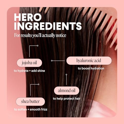 MONDAY HAIRCARE MOISTURE Leave in Conditioner with Hyaluronic Acid, Jojoba & Almond Oil, Shea Butter& Wheat Protein for Dry & Dull Hair 150mL