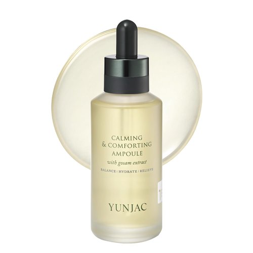 YUNJAC Calming & Comforting Ampoule (1.01 fl oz) – Soothing serum for sensitive and blemish-prone skin with Licorice, Sophora Root Extract & Panthenol, for redness relief and an instant cooling effect