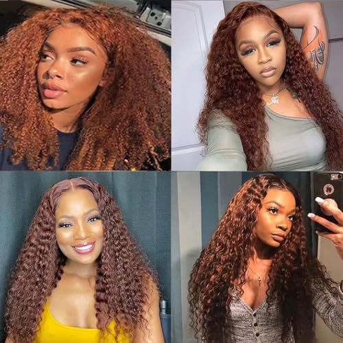 Human Hair Bundles 14 16 18 Inch Blonde Light Brown 30# Jerry Curly Bundles Human Hair 12A Unprocessed Soft Sewn In Quick Weave Hair for Black Women