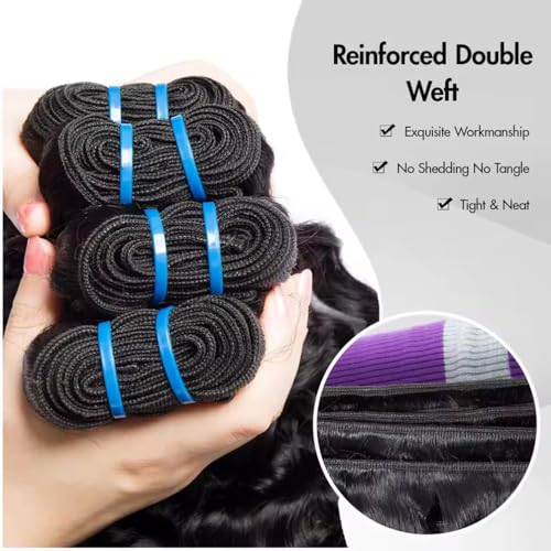 VIPbeauty Burmese Curly Bundles Human Hair Unprocessed Virgin Hair Bundles Deals Human Hair Extensions 16A Raw Burmese Curly Human Hair 3C4A Bundles for Black Women Natural Black 20 22 24 Inch