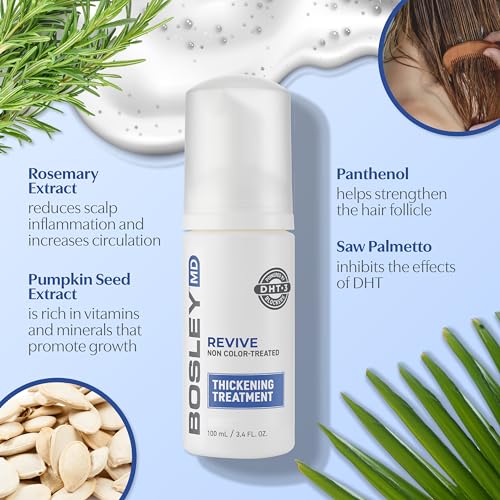 BosleyMD BosRevive Nourishing Shampoo & Conditioner & Kit for Noticeably Thinning and Non Color-Treated Hair Rosemary