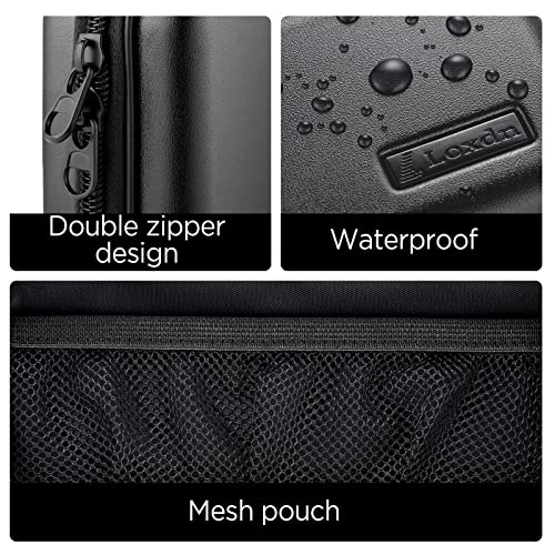 EVA Hard Case for Meridian/MANSPOT Shaver Groin & Body Hair Trimmer - Men's Grooming Organizer Storage Bag for Electric Razor and Accessories - Case Only (Green)
