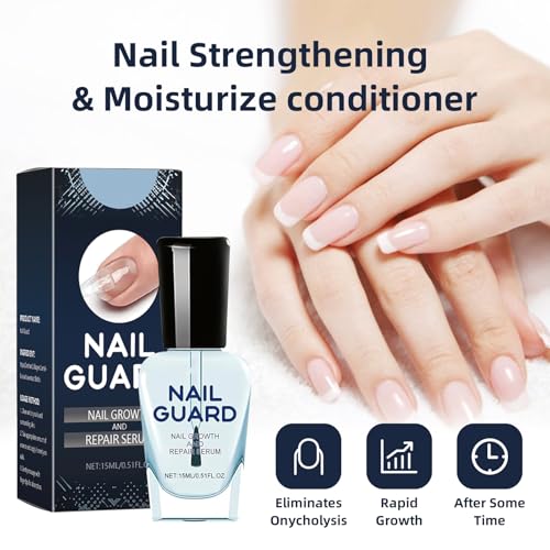 Onyxoguard Nail Growth And Repair Serum, Nail Growth and Strengthener Essence For Thin Nails And Growth, Nail Growth Serum, Onyxoguard Serum (2PCS), White