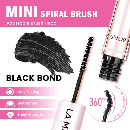 Lash Cluster Glue Lash Bond and Seal Waterproof Lash Glue for Eyelash Clusters 10ml Bond and Seal 2-in-1 Home Use Strong Hold 72H