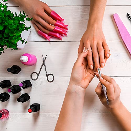 Utopia Care Cuticle Pusher Tool & Spoon Nail Cleaner, Professional Stainless Steel Cuticle Remover & Cutter, Durable Manicure & Pedicure Tool for Finger & Toenails, Silver