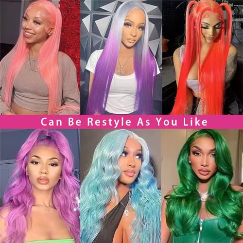 28 Inch 613 Lace Front Wig Human Hair 180% Density 13x4 HD Transparent Straight Blonde Lace Front Wigs Pre Plucked with Baby Hair Glueless Blonde Lace Frontal Wig