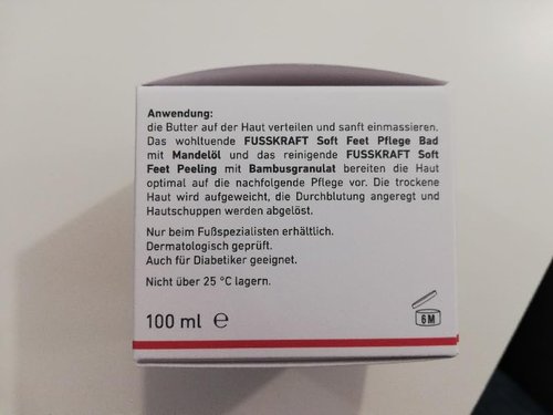 GEHWOL Soft Feet Butter 3.5 oz/100 ml pomegranate & moringa
