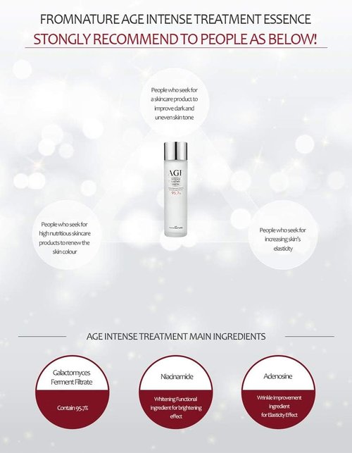 [FROM NATURE] AGE Intense Treatment Essence (150ml 5.07 oz) Wrinkle Repairing & Whitening