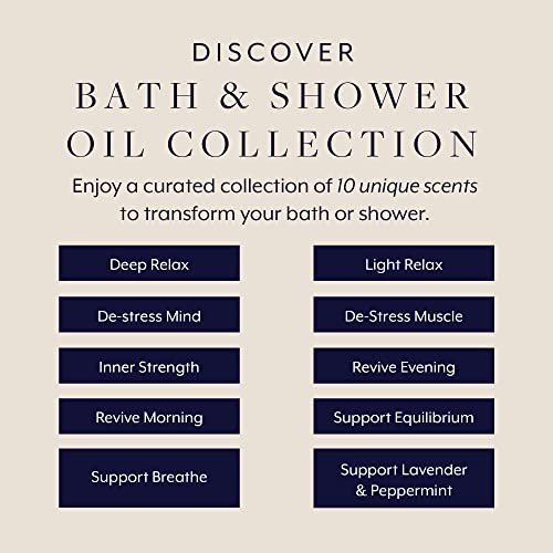 Aromatherapy Associates Essential Oil Blends ? Luxury Shower and Body Oils for Dry Skin, Daily Aromatherapy Care for Men & Women, 10-Pack (0.10 fl oz Each) in Decorative Gift Box