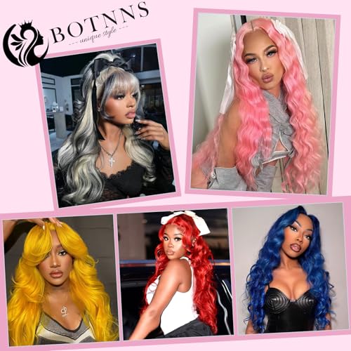 34 Inch 613 13x6 Lace Front Wig Human Hair 200 Density Blonde Wig Human Hair 13x6 Body Wave HD Lace Front Wigs Human Hair Pre Plucked Blonde Lace Frontal Glueless Wigs For Women