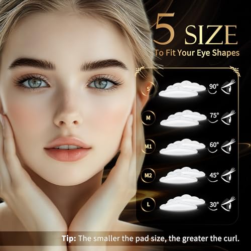 Lash Lift Kit - Eyebrow Lamination Kit, Eyelash Perm Kit, Professional Eyelash Curling Lash Extension & Eyebrow Lift 2 in 1 Kit, Eyelash Lift Kit Easy to Use at Home Diy & Salon, Lasts For 6-8 Weeks