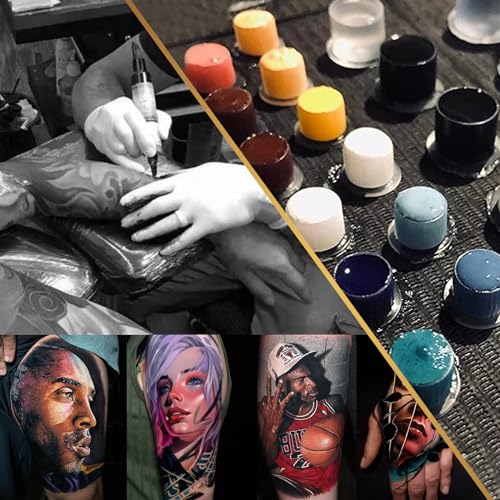 Tattoo Ink Caps - Jconly 1000Pcs Tattoo Ink Cups Pigment Caps With Base Sizes 11mm Disposable Tattoo Caps Tattoo Supplies (1000PCS Small #11)¡¦