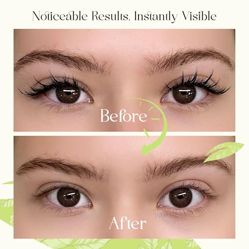 CALAILIS Lash Remover for Lash Extensions Low Irritation Eyelash Extension Remover for Sensitive Skin Quick Dissolves Lash Extension Remover Kit for Professional or Salon Use (10g, Aloe)
