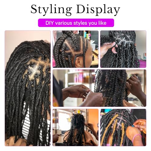 18" Mannequin Head Human Hair with Stand - 100% Real Human Hair Mannequin Head for Braiding, Cosmetology Manikin Doll Head for Hair Styling with Tripod Stand Table Clamp Hair Braiding Set