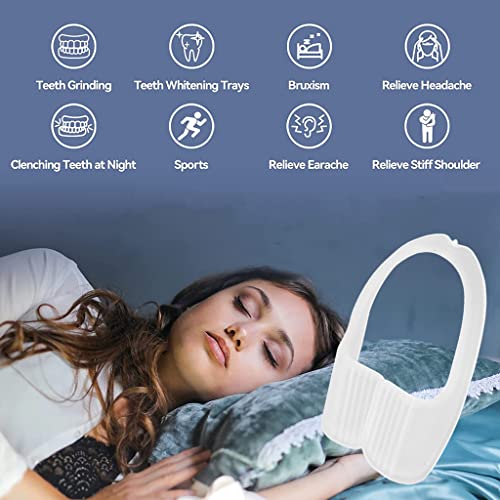 ZJchao 10pcs Teeth Grinding Guards, Night Guard Rubber, Mouth Clenching Guard for Grinding Teeth Night Guard