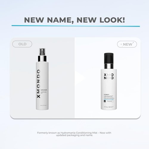 XMONDO Hair Hydrify Hydrating Leave-in Conditioning Mist | MoistureBind Technology Restores Hydration & Eliminates Frizz, Plant Based Extracts Revitalize Damaged Hair, Vegan Formula, 6.7 Fl Oz 1-Pack