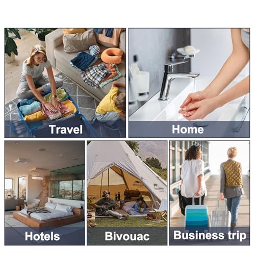 Bulk Bar Soap, 100 Pack Mini Soap Bars Bulk Individually Wrapped, 0.5 oz Travel Soap Small Hotel Soaps Travel Size Toiletries for Hotel Bathroom