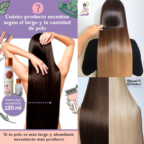Ritual Bot?nico Keratina Org?nica 250 ML | Aporta Brillo, Sedosidad y Nutrici?n | Botox Capilar sin Formol | Hair Straightener con 12 Aceites Naturales