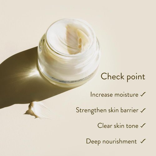 SIORIS Enriched by Nature Cream 1.69Fl.Oz. Supports skin's Natural Barrier & Protects from Mositure Loss, Rosa Multiflora Flower Extract for a Smooth Texture